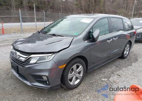 2018 Honda Odyssey Ex-L из США, поврежденный, VIN 5FNRL6H79JB036193
